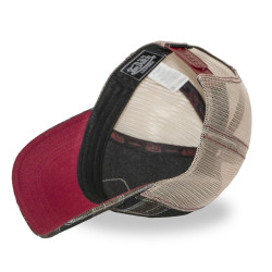 Casquette baseball  à carreaux avec filet et patch Carrreaux10