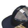 Casquette baseball  à carreaux avec filet et patch Carrreaux11