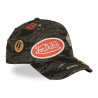 Casquette baseball effet usé avec patch Kamo Tiger