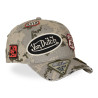 Casquette baseball effet usé avec patch Kamo Sand