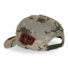 Casquette baseball effet usé avec patch Kamo Sand