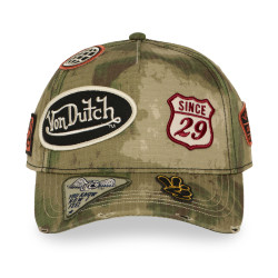 Casquette baseball effet usé avec patch Kamo Forest