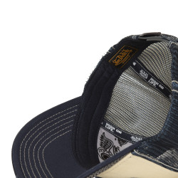 Casquette baseball homme effet usé avec filet Urban2