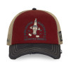 Casquette trucker filet effet usé avec print Crew Electrics