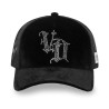 Casquette baseball Velvet avec logo en Strass Royal B