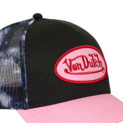 Casquette baseball avec filet imprimé et patch Space