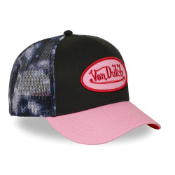 Casquette baseball avec filet imprimé et patch Space