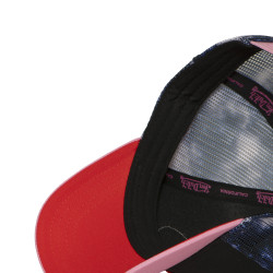 Casquette baseball avec filet imprimé et patch Space