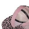 Casquette baseball Velvet avec print et broderie Leopard Rose