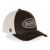 Casquette baseball premium filet en velours côtelé et patch LOFB49