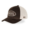 Casquette baseball premium filet en velours côtelé et patch LOFB49