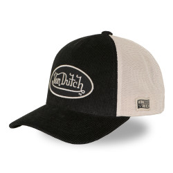 Casquette baseball premium filet en velours côtelé et patch LOFB50