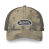 Casquette baseball filet en ripstop effet usé avec patch Mac kamo