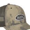 Casquette baseball filet en ripstop effet usé avec patch Mac kamo