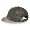 Casquette baseball filet en ripstop effet usé avec patch Mac kamo