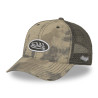 Casquette baseball filet en ripstop effet usé avec patch Mac kamo