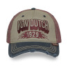 Casquette baseball avec broderie et effet usé Retro Denim