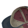Casquette baseball avec broderie et effet usé Retro Denim