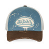 Casquette baseball effet usé avec broderie et print Tag Blue