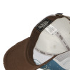 Casquette baseball effet usé avec broderie et print Tag Blue