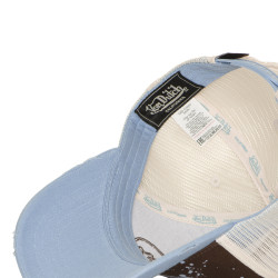 Casquette baseball effet usé avec broderie et print  Tag04