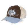 Casquette baseball effet usé avec broderie et print  Tag04
