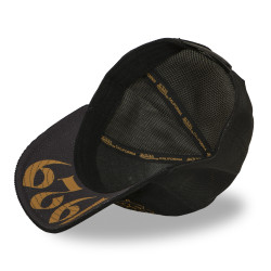 Casquette semi curve premium avec broderie Can Metal