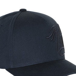 Casquette trucker avec broderie 3D côté Chi Blue