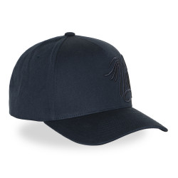 Casquette trucker avec broderie 3D côté Chi Blue