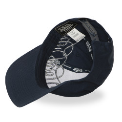 Casquette trucker avec broderie 3D côté Chi Blue