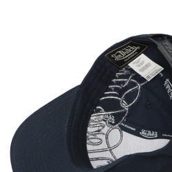 Casquette trucker avec broderie 3D côté Chi Blue