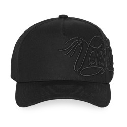 Casquette trucker avec broderie 3D côté Chi Black
