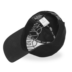 Casquette trucker avec broderie 3D côté Chi Black