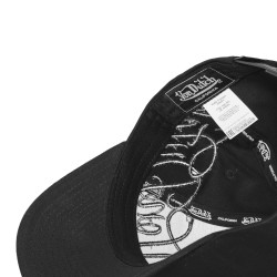 Casquette trucker avec broderie 3D côté Chi Black