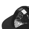 Casquette trucker avec broderie 3D côté Chi Black