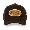 Casquette trucker filet en suédine avec patch Fur Ganache