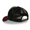 Casquette trucker filet effet usé avec patch et print Patches17