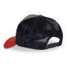 Casquette trucker filet effet usé avec patch et print Patches18