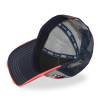 Casquette trucker filet effet usé avec patch et print Patches18