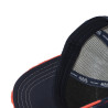 Casquette trucker filet effet usé avec patch et print Patches18