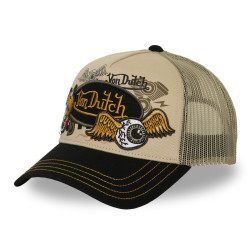 Casquette trucker filet avec patch et print Patches19