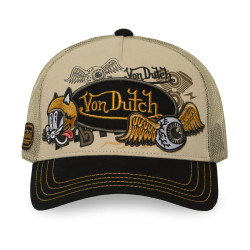 Casquette trucker filet avec patch et print Patches19