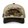 Casquette trucker filet avec patch et print Patches19