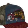 Casquette trucker filet avec patch et print Patches20