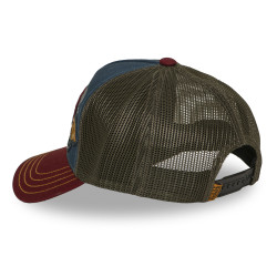 Casquette trucker filet avec patch et print Patches20