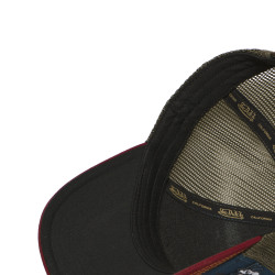 Casquette trucker filet avec patch et print Patches20