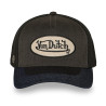 Casquette trucker filet premium avec patch et visière bimatière Shiel