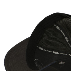 Casquette trucker filet premium avec patch et visière bimatière Shiel
