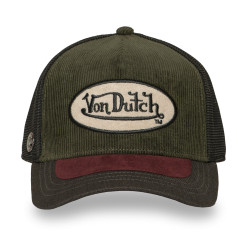 Casquette trucker filet premium avec patch et visière bimatière Shiel