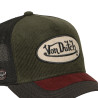 Casquette trucker filet premium avec patch et visière bimatière Shiel